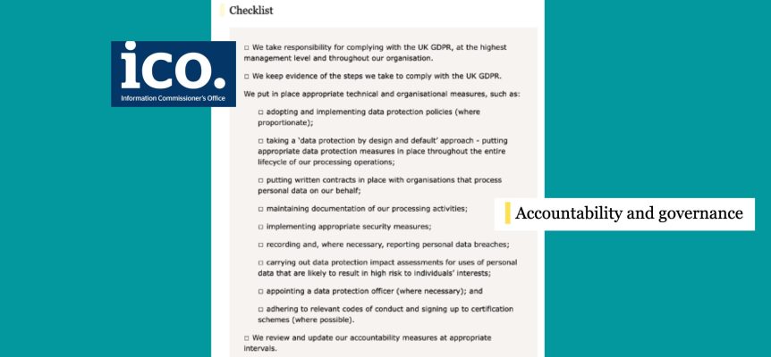 Accountability principle checklist